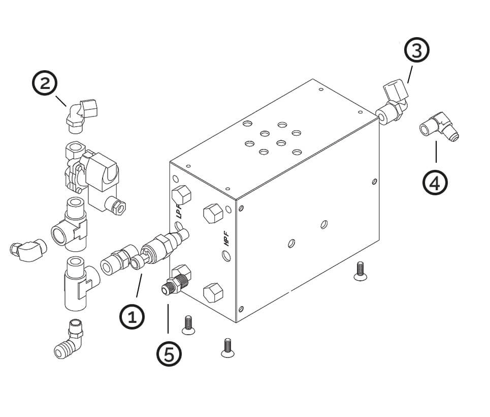 Ultra whisper ETD pomp spare parts