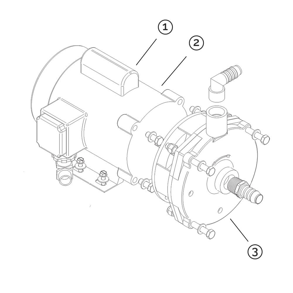 Booster pump recovery spares