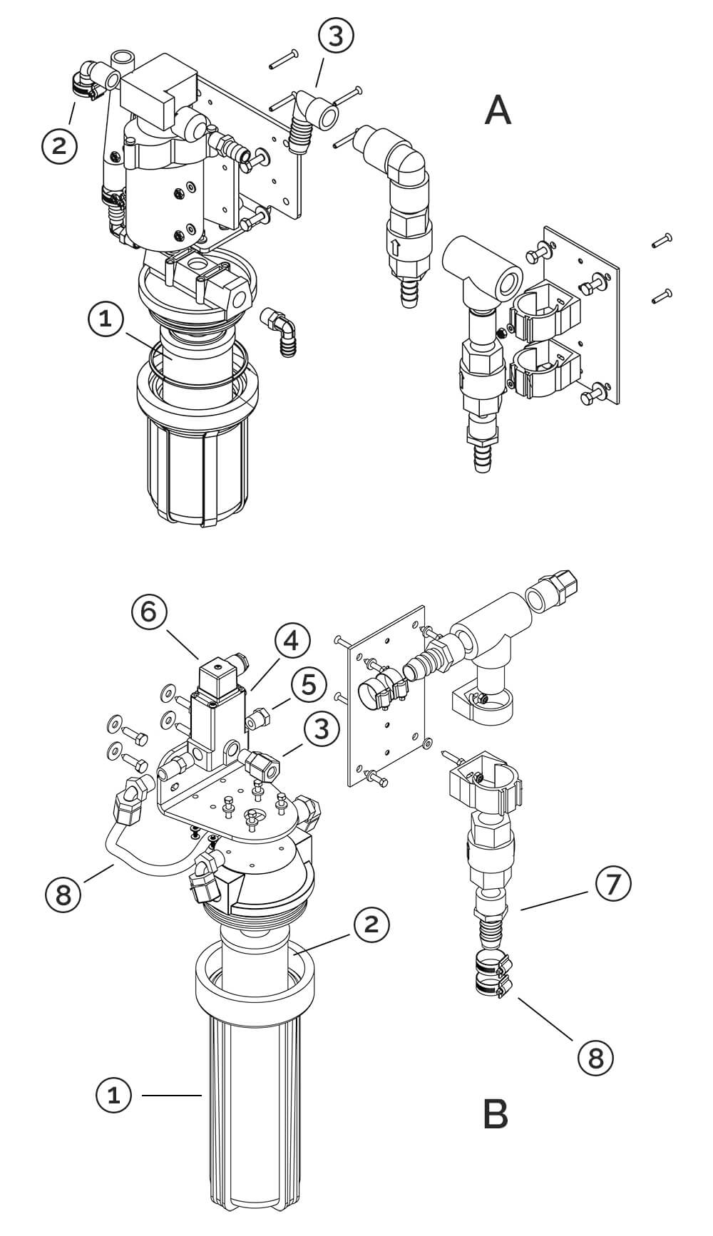 fresh water flush sea recovery watermakers spares