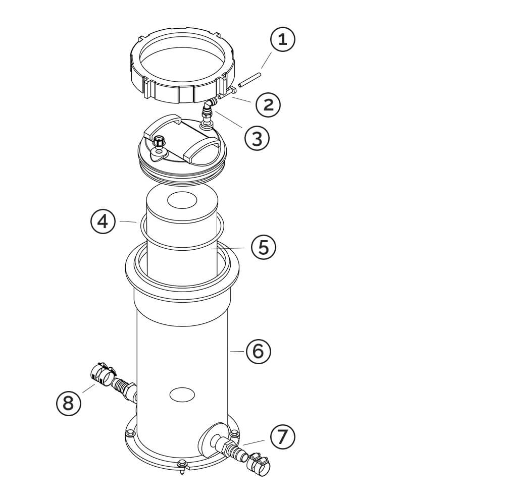 Oil water separator sea recovery spares