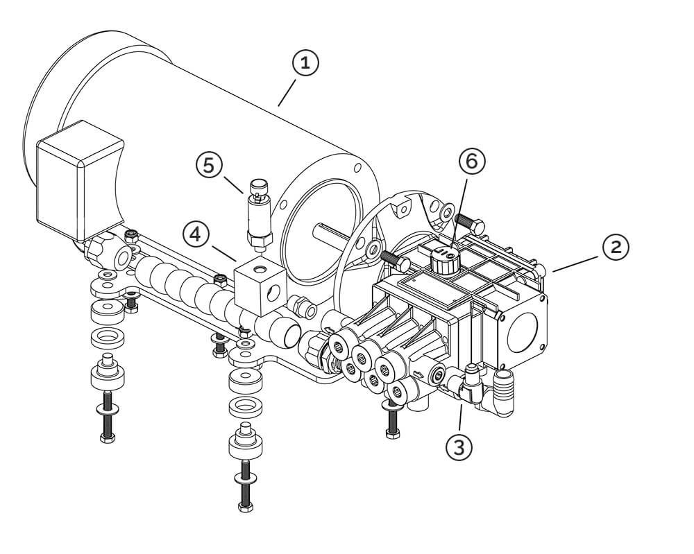 High pressure pump sea recovery spares