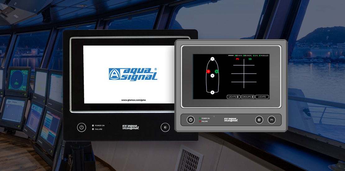 Aqua signal navigation panel