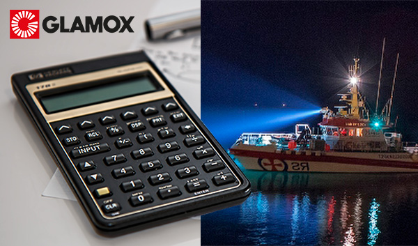 glamox calculator navigatieverlichting